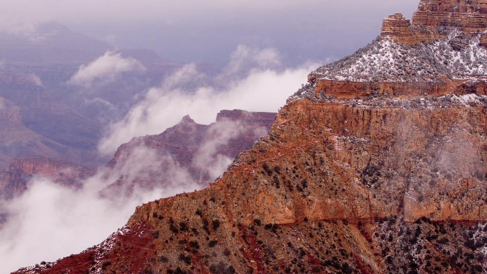 Grand Canyon Winter Storm Photography Art | Kates Nature Photography, Inc.