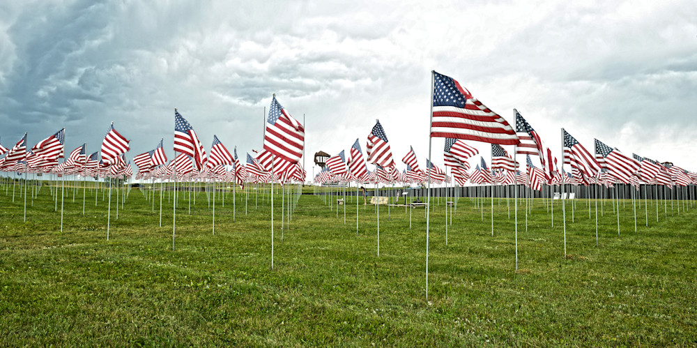 Field Of Flags Photography Art | Jack McIntyre Photo