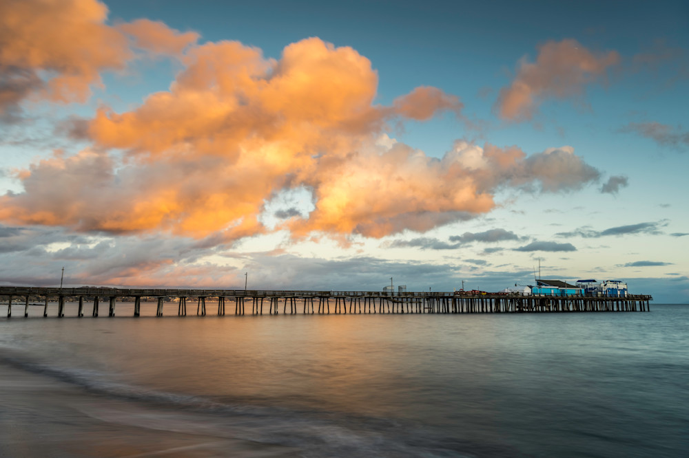 Capitola Pier At Sunset  Photography Art | Tom Ingram Photography