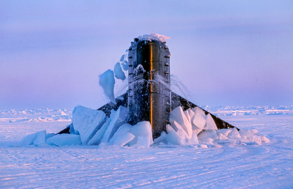 Uss Hawkbill Surfacing In The Arctic Photography Art | Jay Dickman Photography