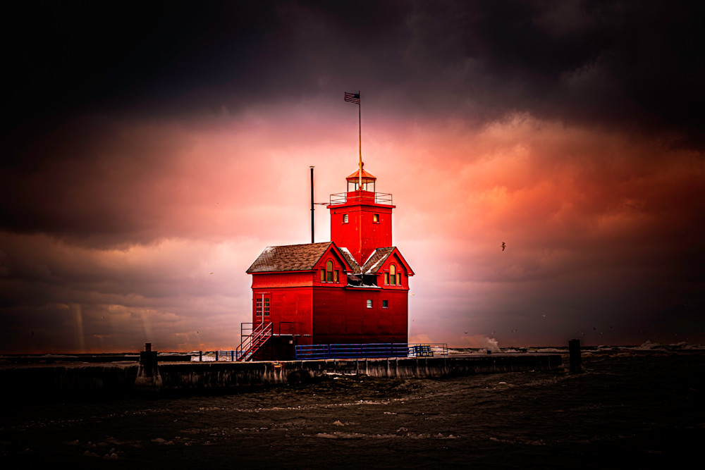 Holland Michigan Lighthouse  Photography Art | Paul Kober Photo