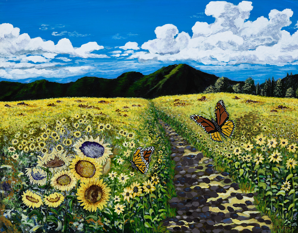Maui Sunflower Fields Art | Lahaina Arts Society