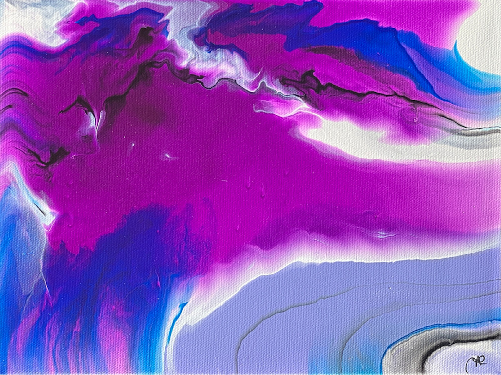 Purple Wave Art | Astrid's Art Studio LLC