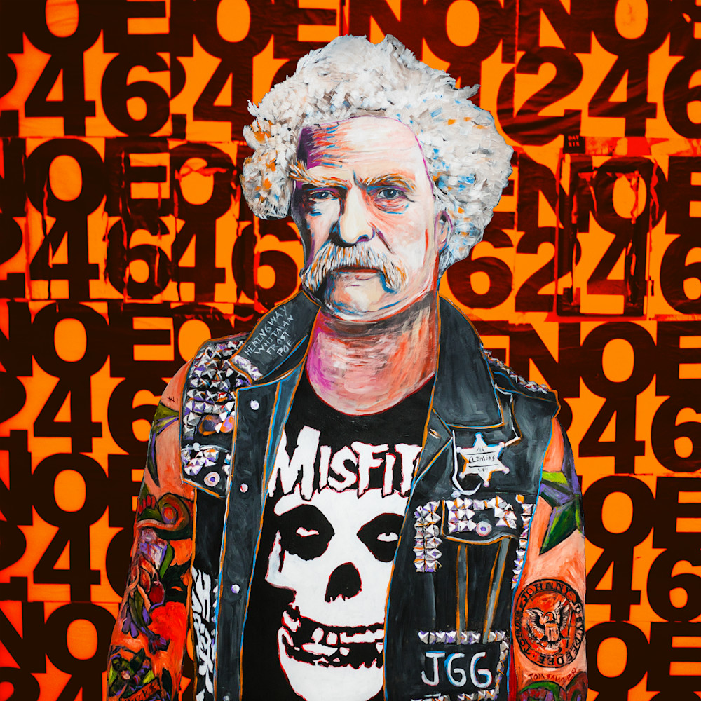 Punk Mark Twain Vii Art | The Artist JGG