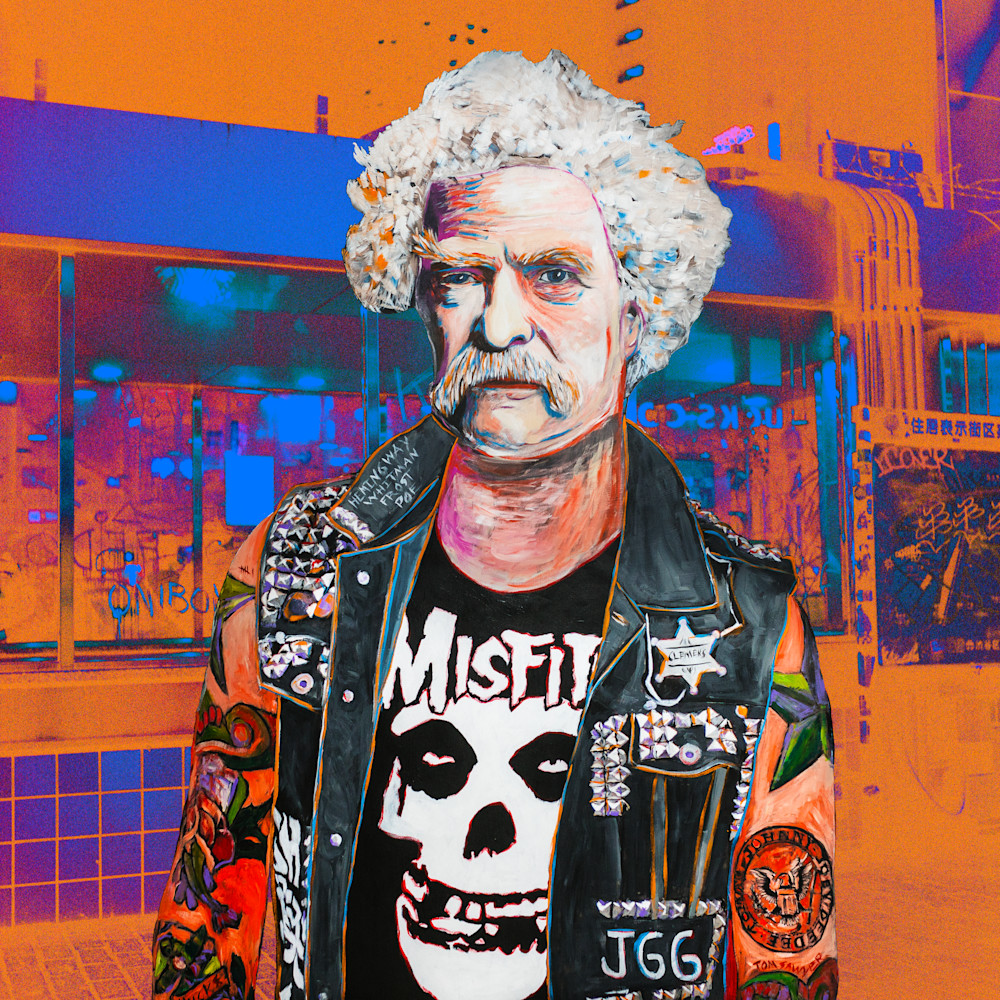 Punk Mark Twain X Art | The Artist JGG