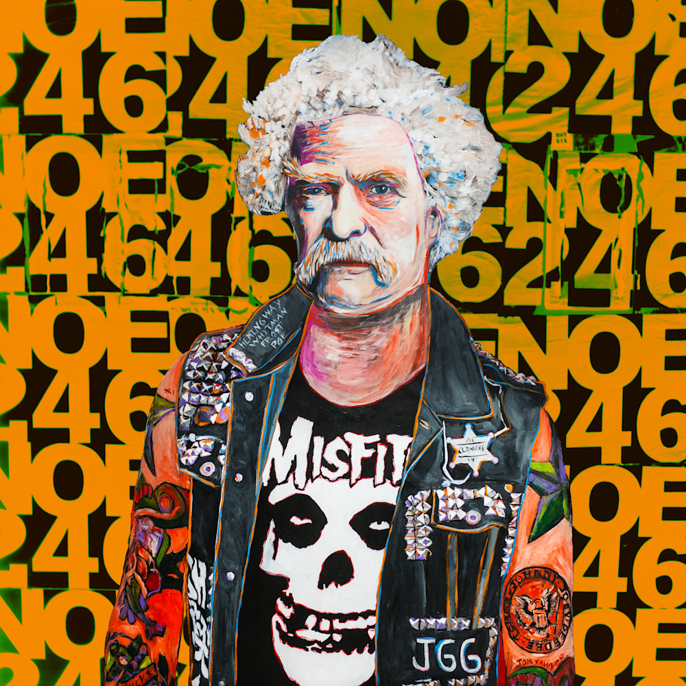 Punk Mark Twain I Art | The Artist JGG