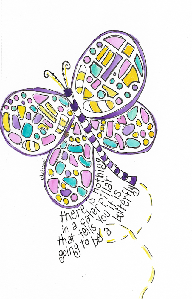Going To Be A Butterfly Art | Melissa Edwards Art