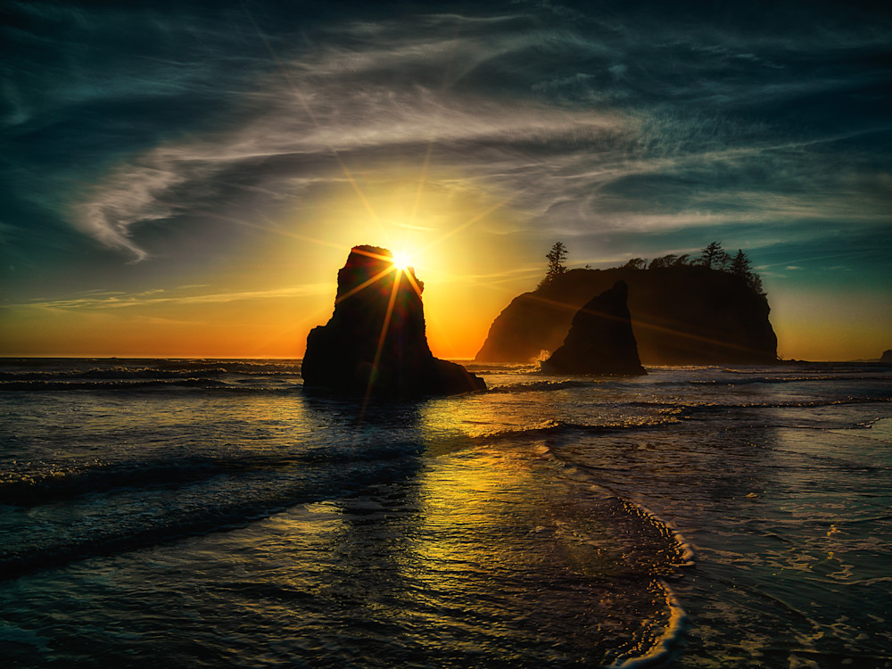 Sea Stack Sunset Photography Art | Kates Nature Photography, Inc.