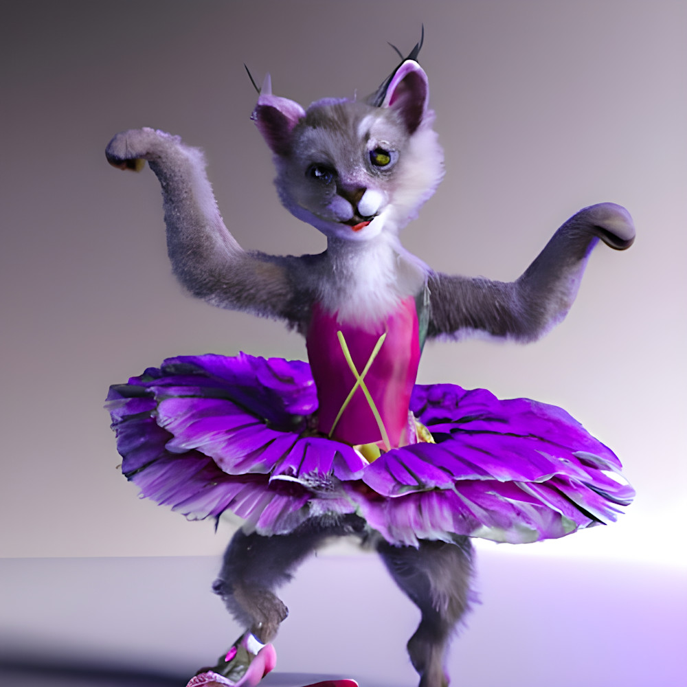 Cat Ballerina Photography Art | Playful Gallery by Rob Harrison