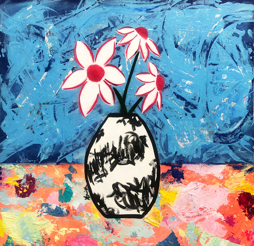 First Of Its Kind Abstract Floral Art | Amy Smith Art