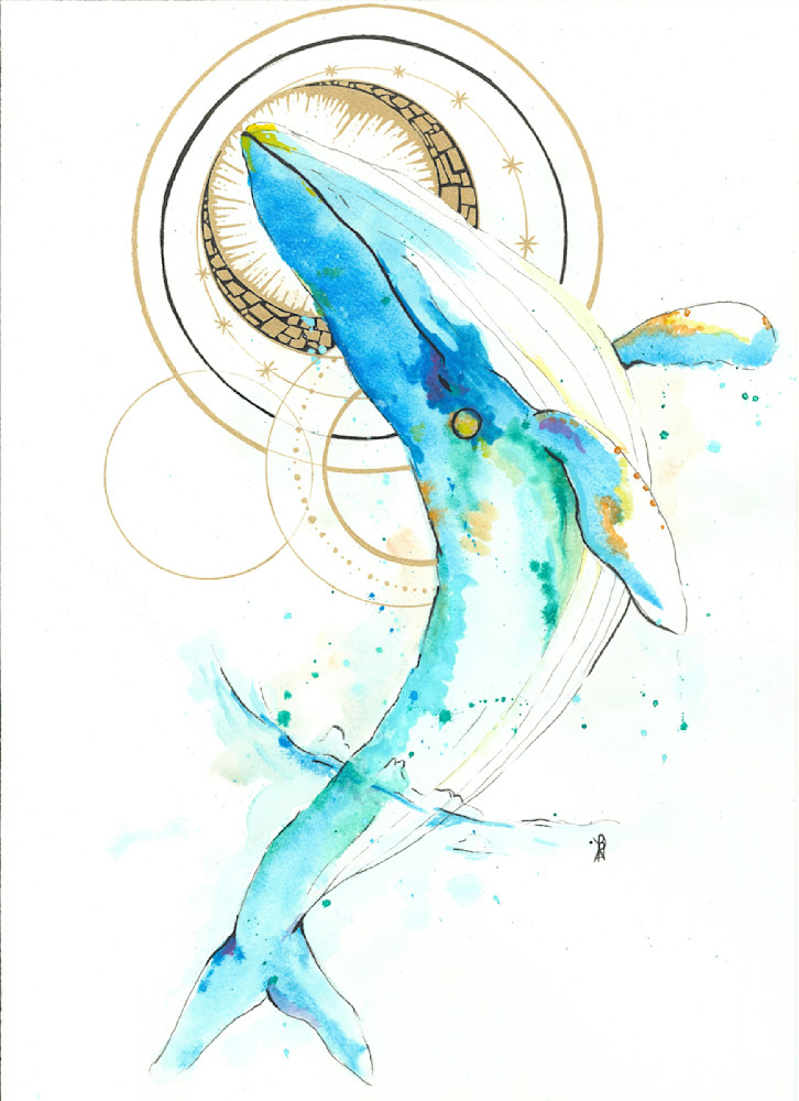 Celestrial Whale 2 Bm Hd Art | Art With Judy Ann