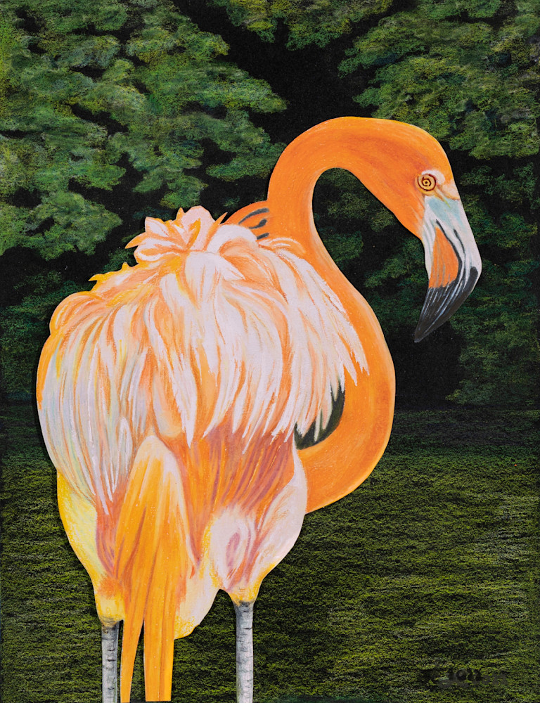 Felicia Flamingo Art | Living Creatively