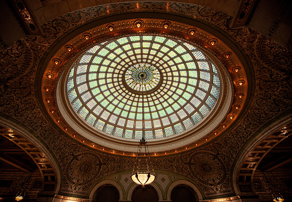  Chicago Cultural Center Tiffany Dome  Photography Art | Paul Kober Photo