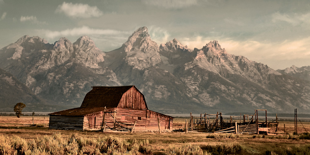 Wyoming Frontier Semi Panorama Photography Art | Ken Smith Gallery