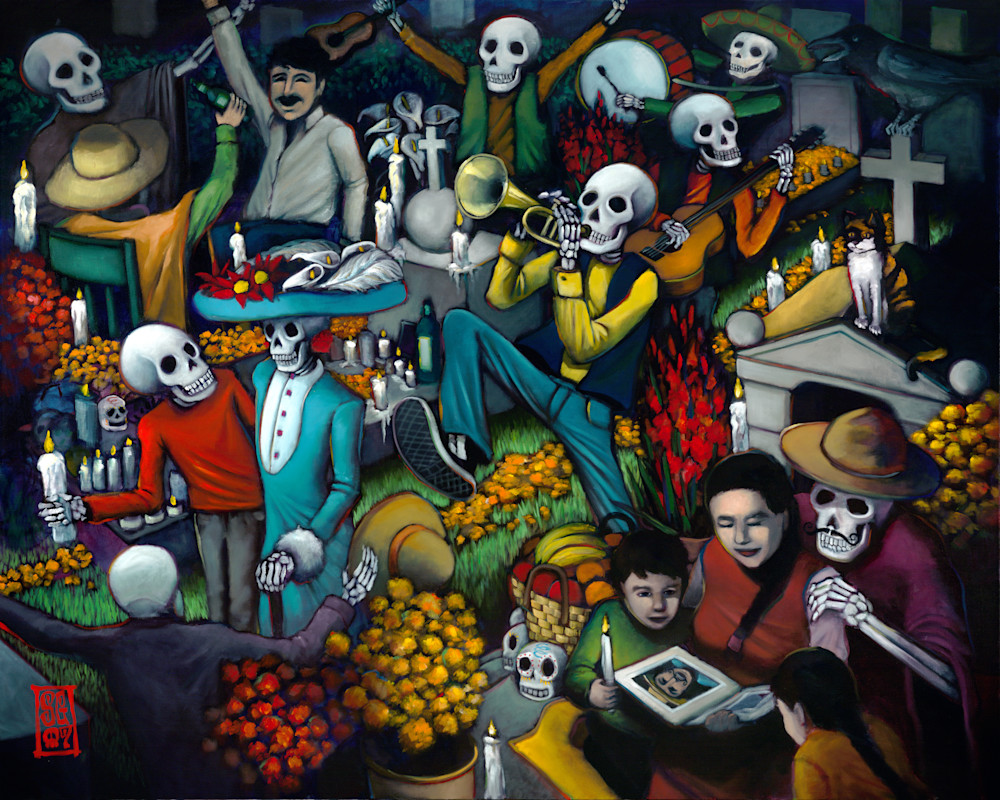 Di De Los Muertos Art | RedEye Laboratories 