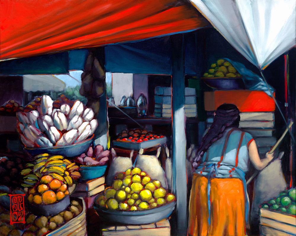 Oaxacan Market 3  Art | RedEye Laboratories 