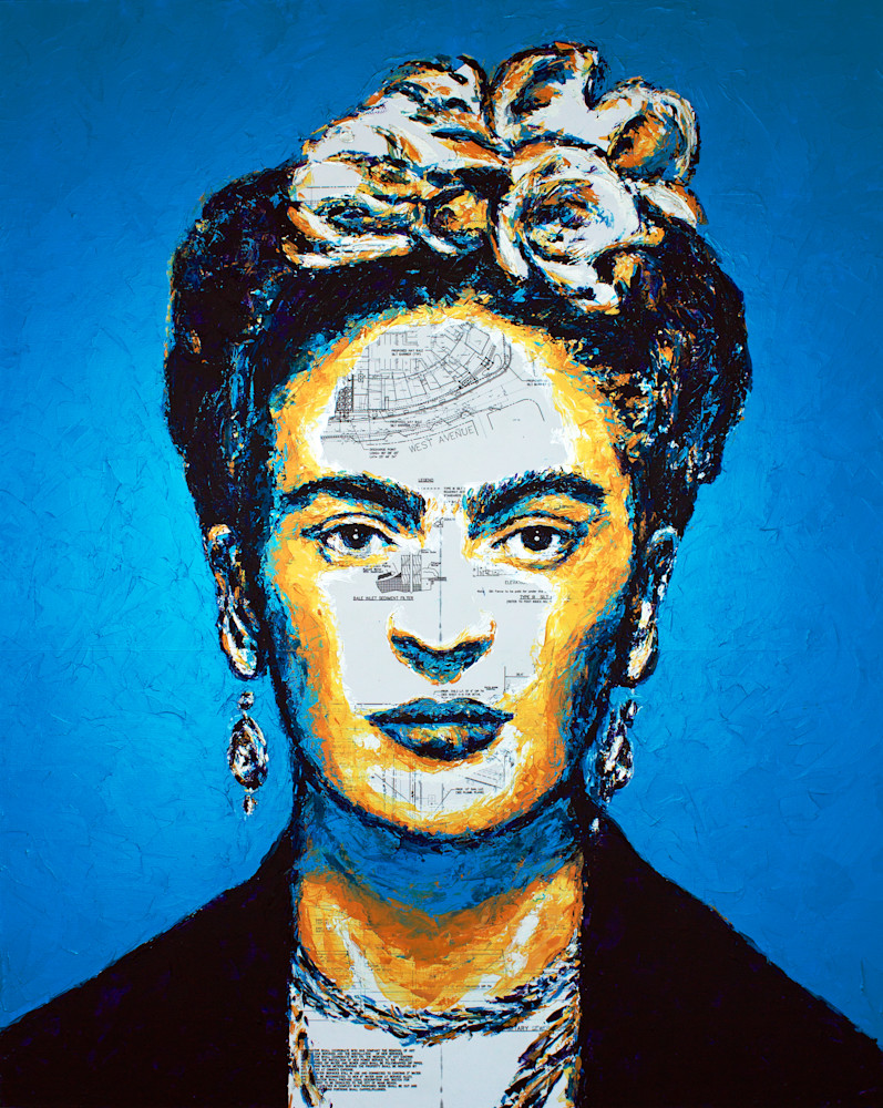 Havi Frida Blue Art | HaviArt