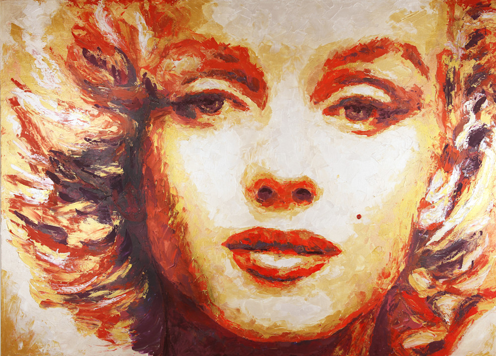 Havi Marilyn Gold I Art | HaviArt