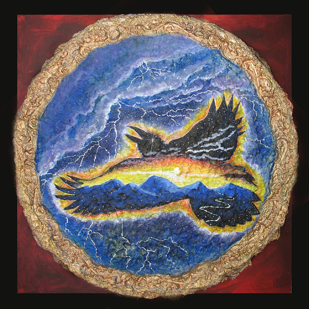 Raven's Flight Art | Flame Bilyue Art