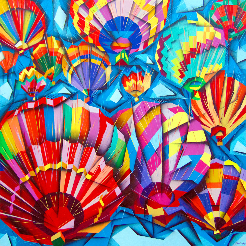 Texas artist Steve Uriegas releases his latest hot air balloon painting that was commissioned by North Texas Regional Airport