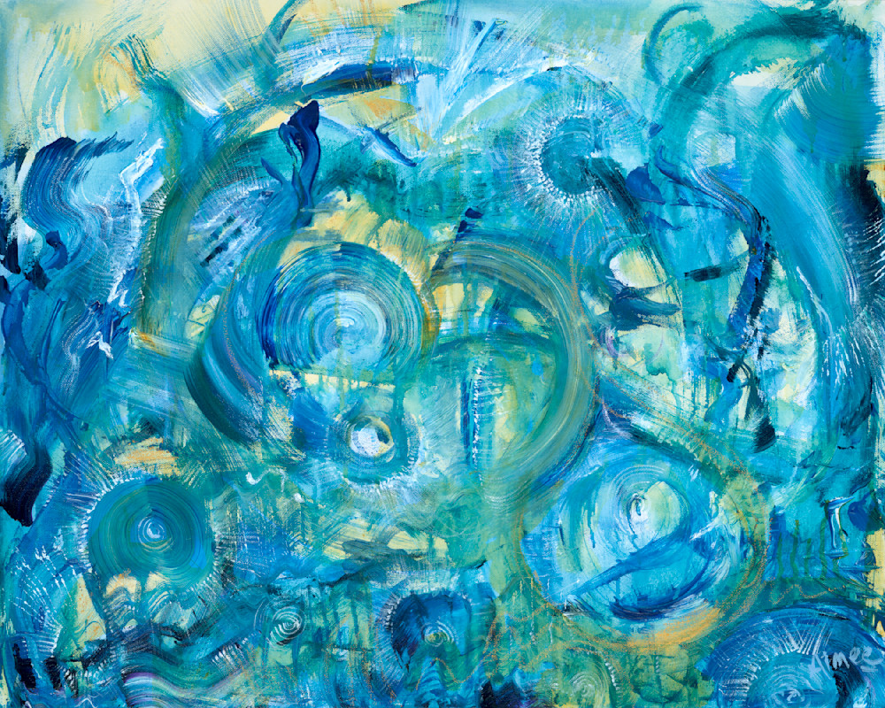 Blue Dancing Art | Aimee Tomczak
