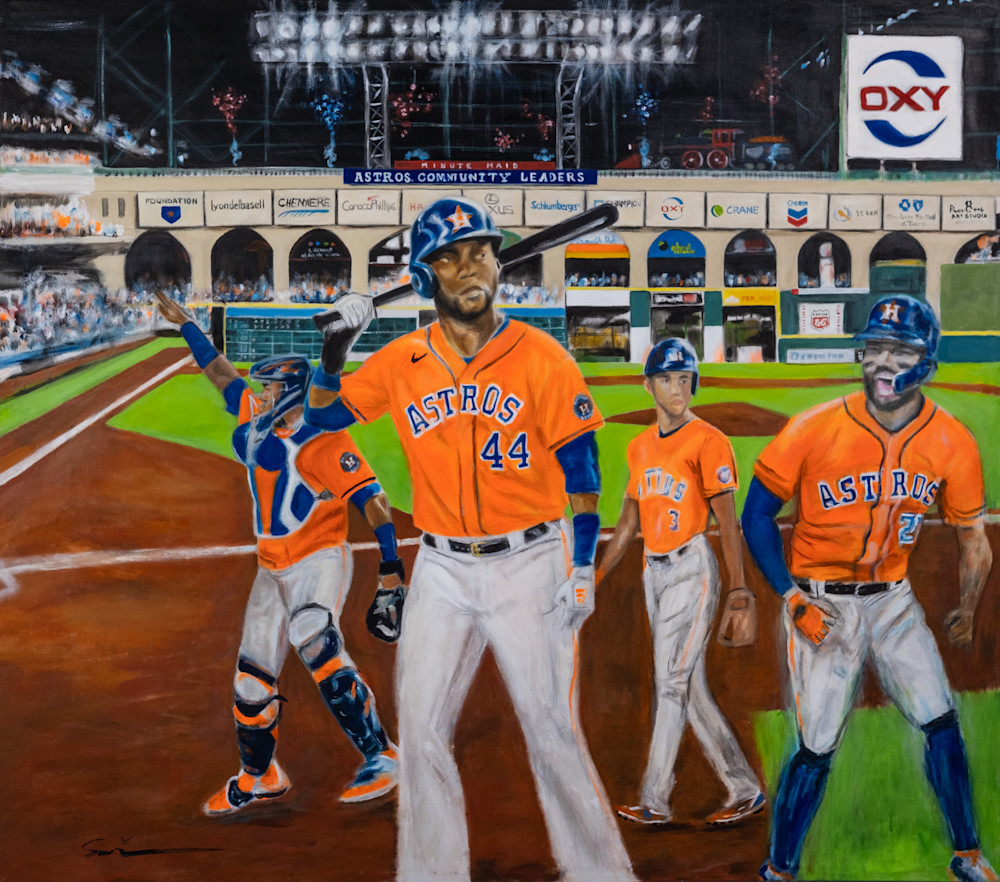 2022 World Series Champions   Houston Astros Art | Blac Rhino Art Group