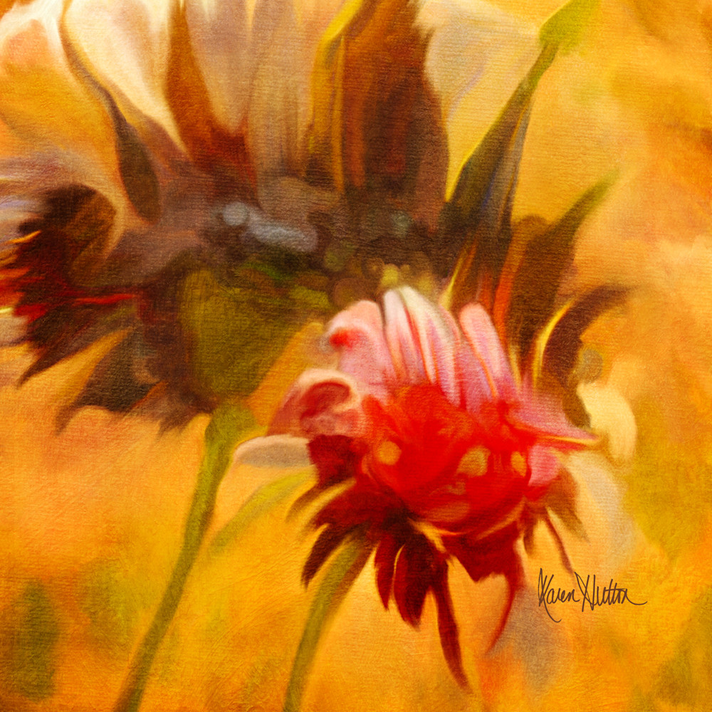 Strawflower Sundae Tote Art | Karen Hutton Fine Art