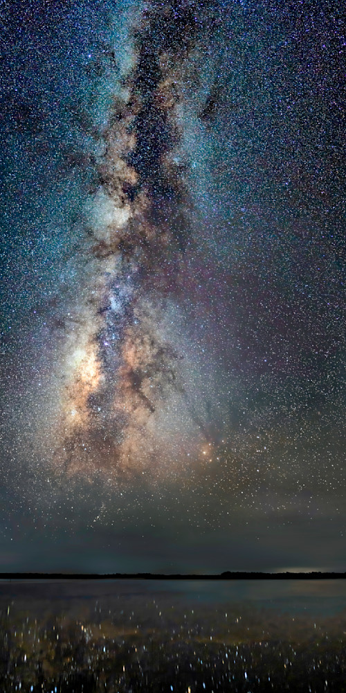 Forgotten Coast Milky Way Panorama Photography Art | Distant Light Studio