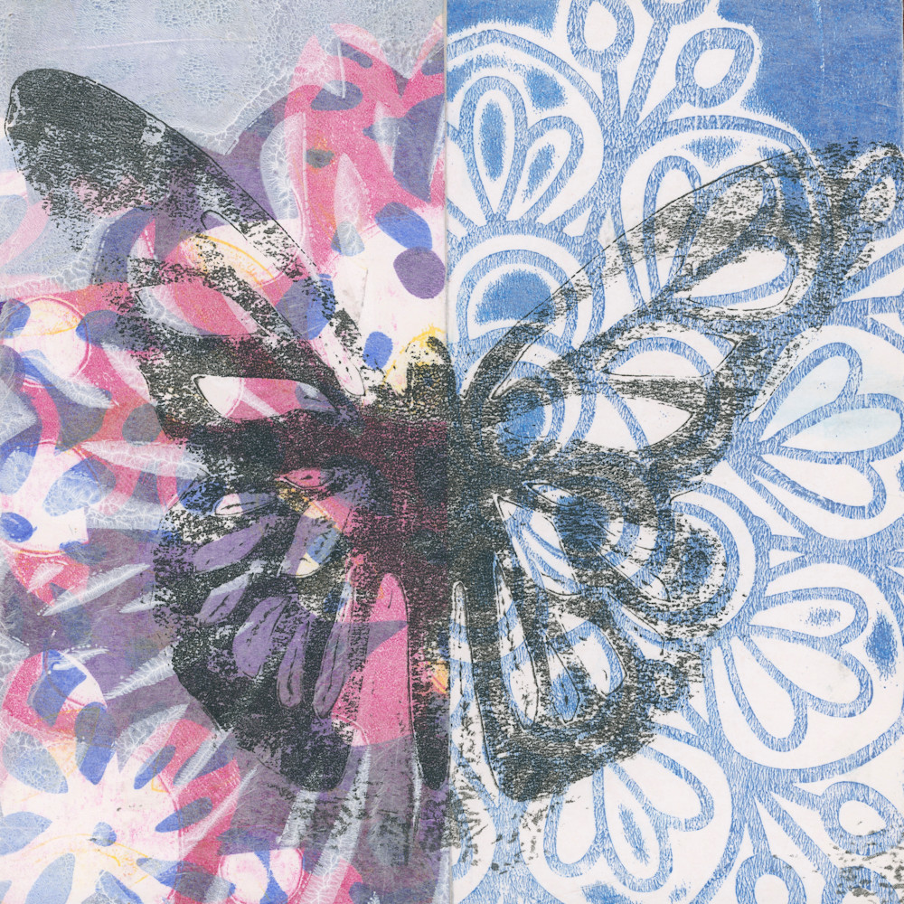 Winter Butterfly: Original Fine Art by Jennifer Akkermans.