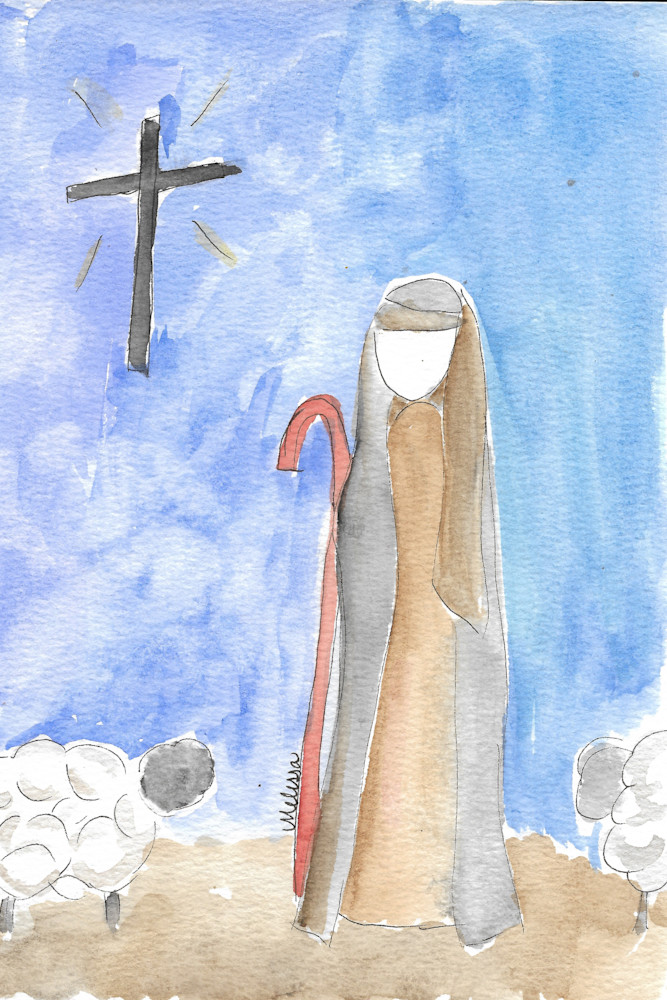 Shepherds Came From Afar Art | Melissa Edwards Art