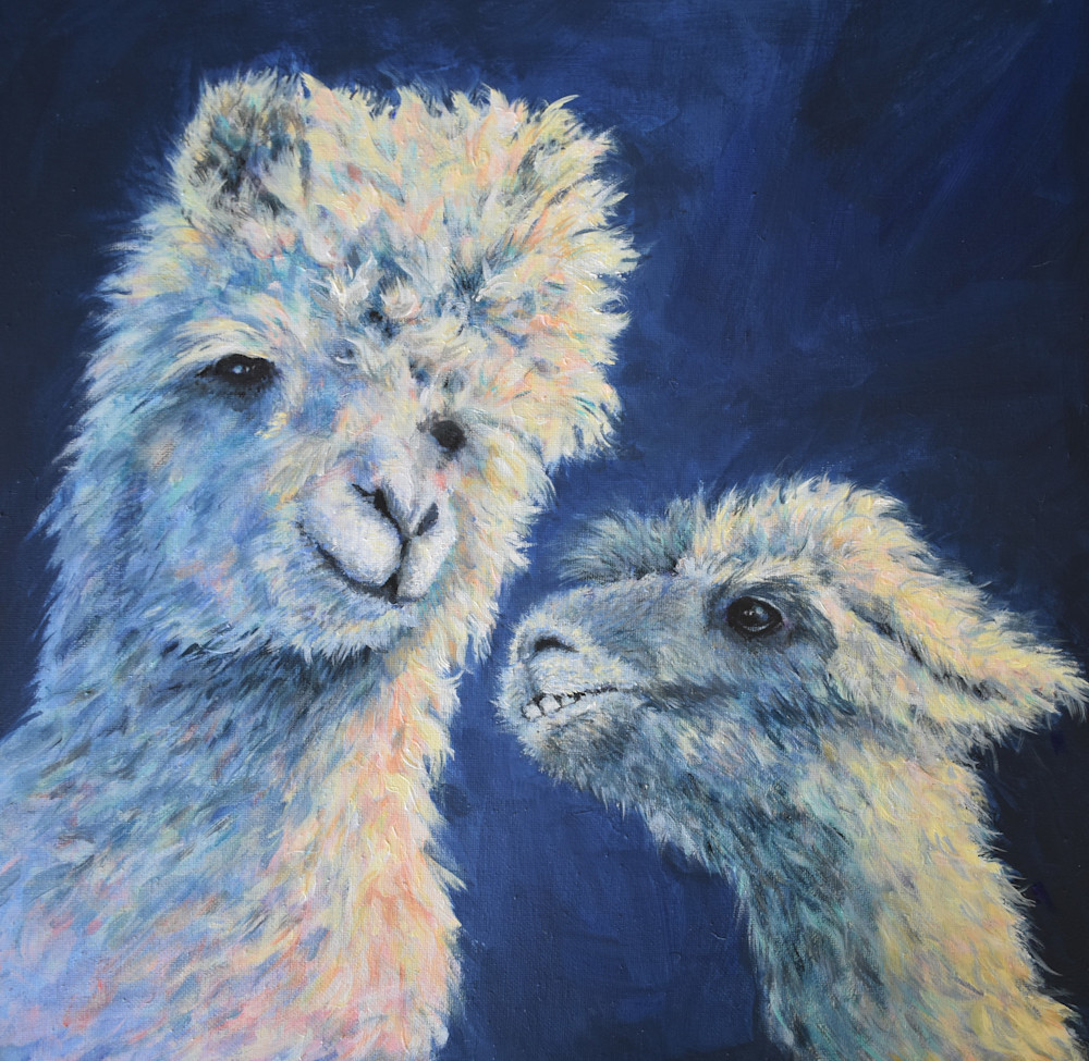 Goodnight Llama Art | Ingrid Lindberg