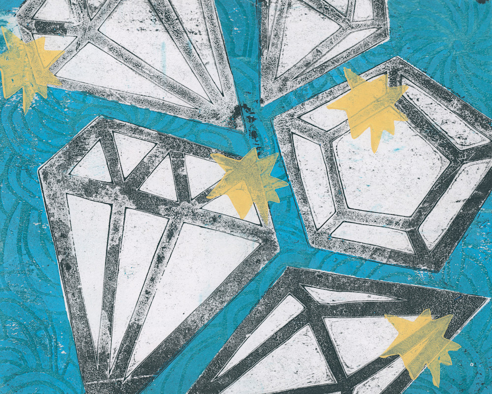 Sparkling Diamonds - An artwork by Jennifer Akkermans