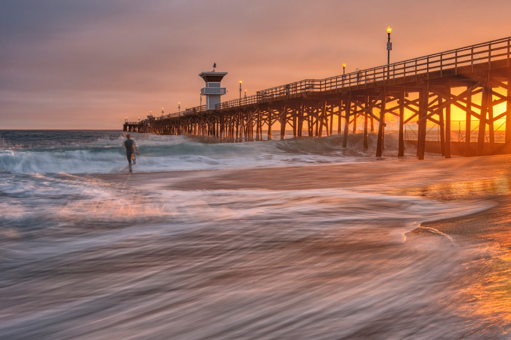 Seal Beach Pier Photography Art | zoeimagery