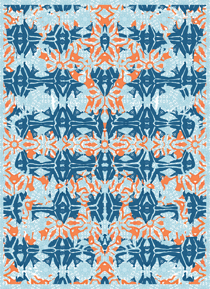 Blues And Oranges Photography Art | Claudia F Coker Photography LLC