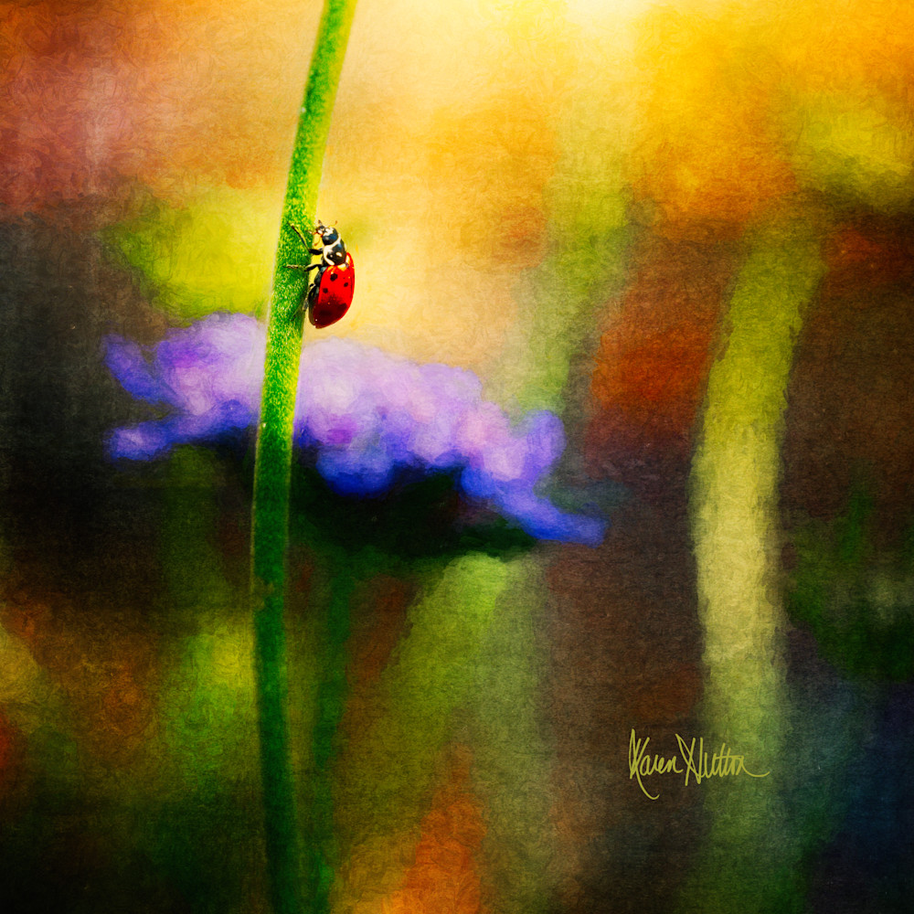 Ladybuggin' Out Tote Art | Karen Hutton Fine Art