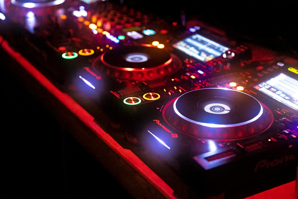 Pioneer Dj Turntables Photography Art | Holly Parker LLC