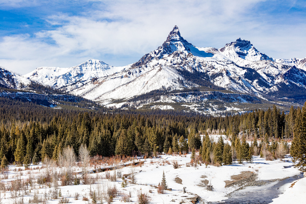 Tco   Pilot & Index Peaks Winter Landscape Art | Open Range Images