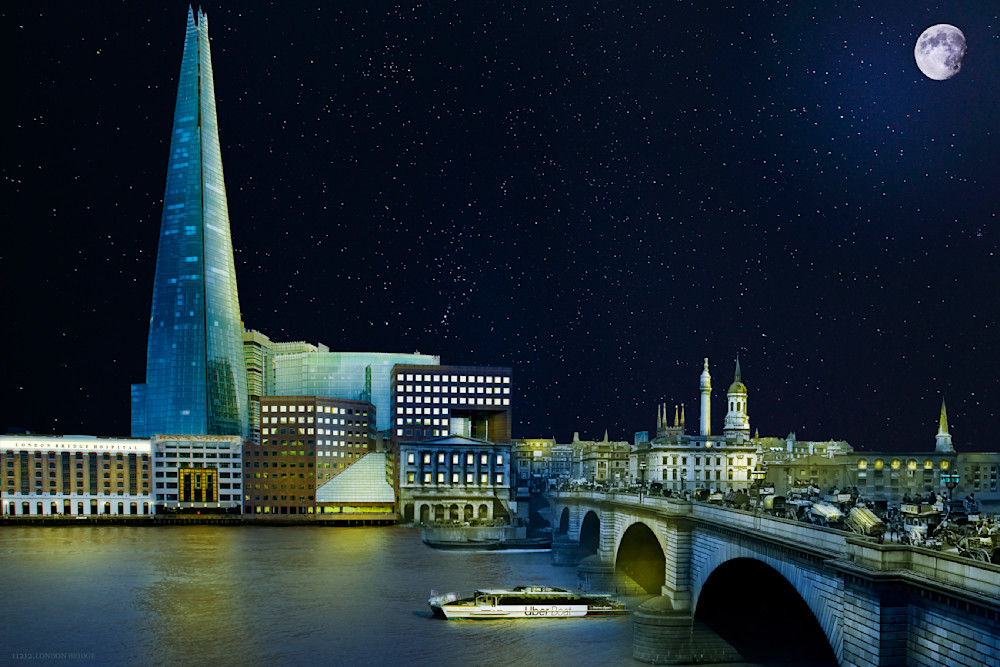 London Bridge And The Shard At Night Art | Mark Hersch Photography