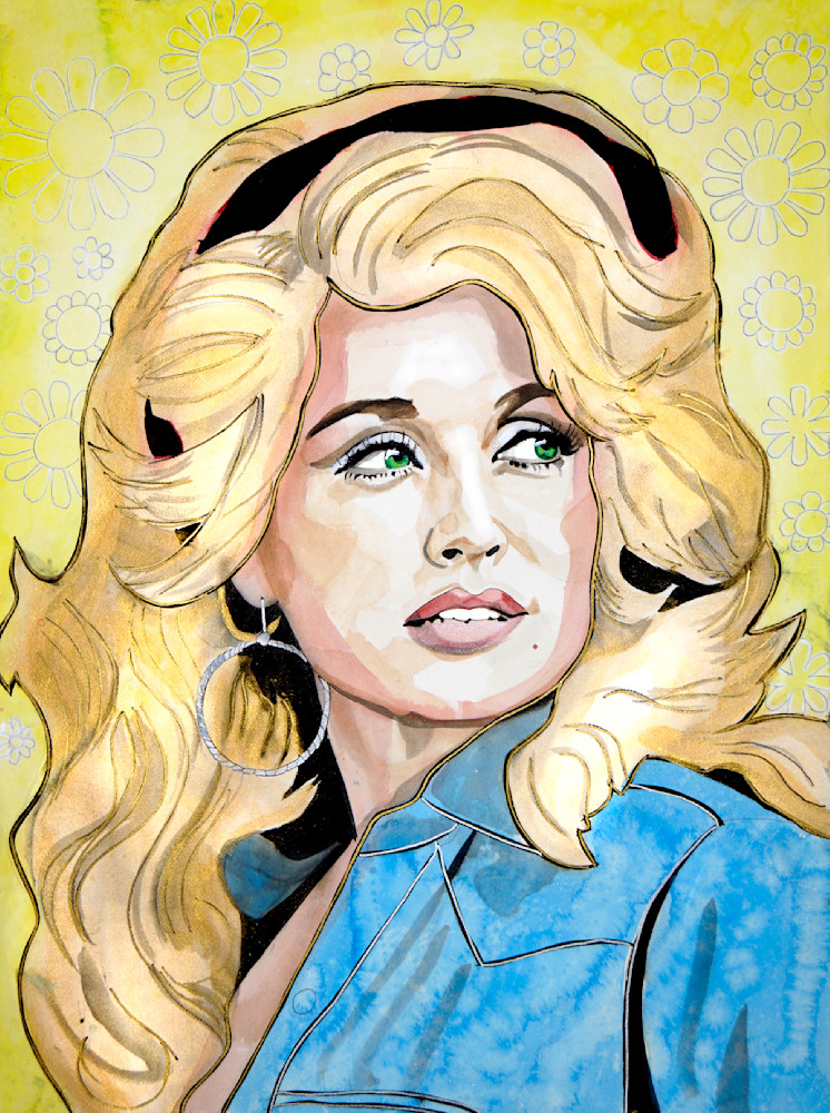 Dolly Parton Lf Art | William K. Stidham - heART Art