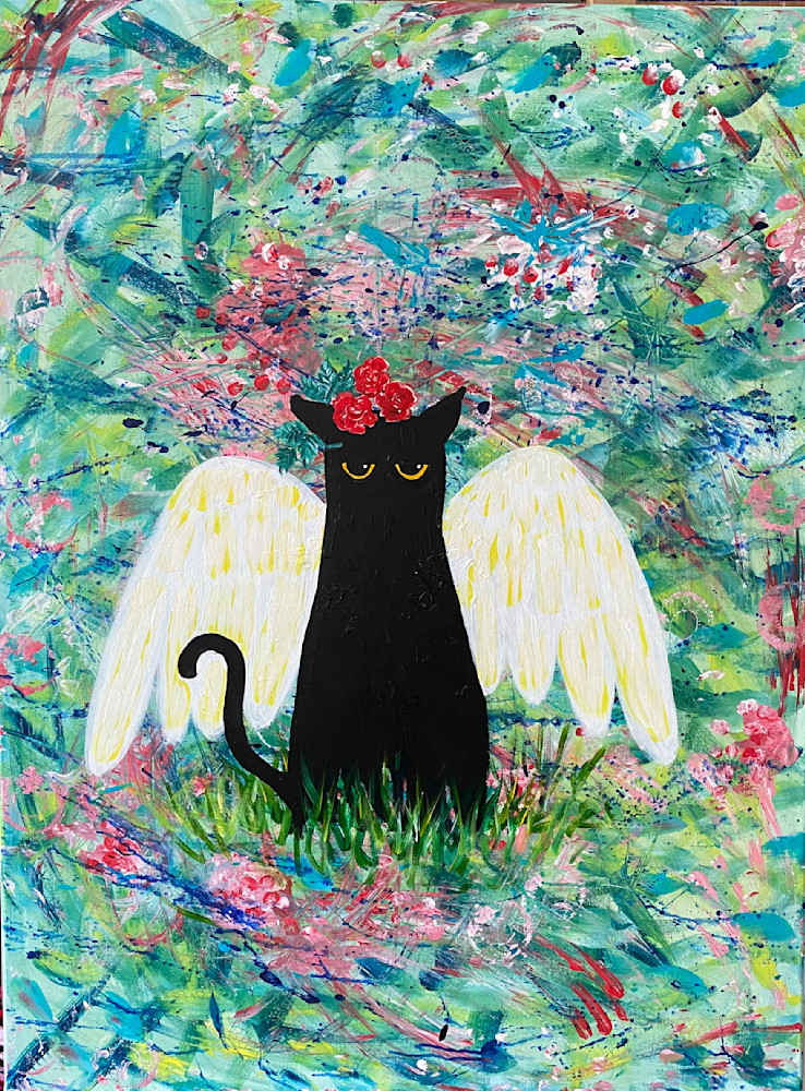 Angel Kitty 2 Art | donnapapenhausen