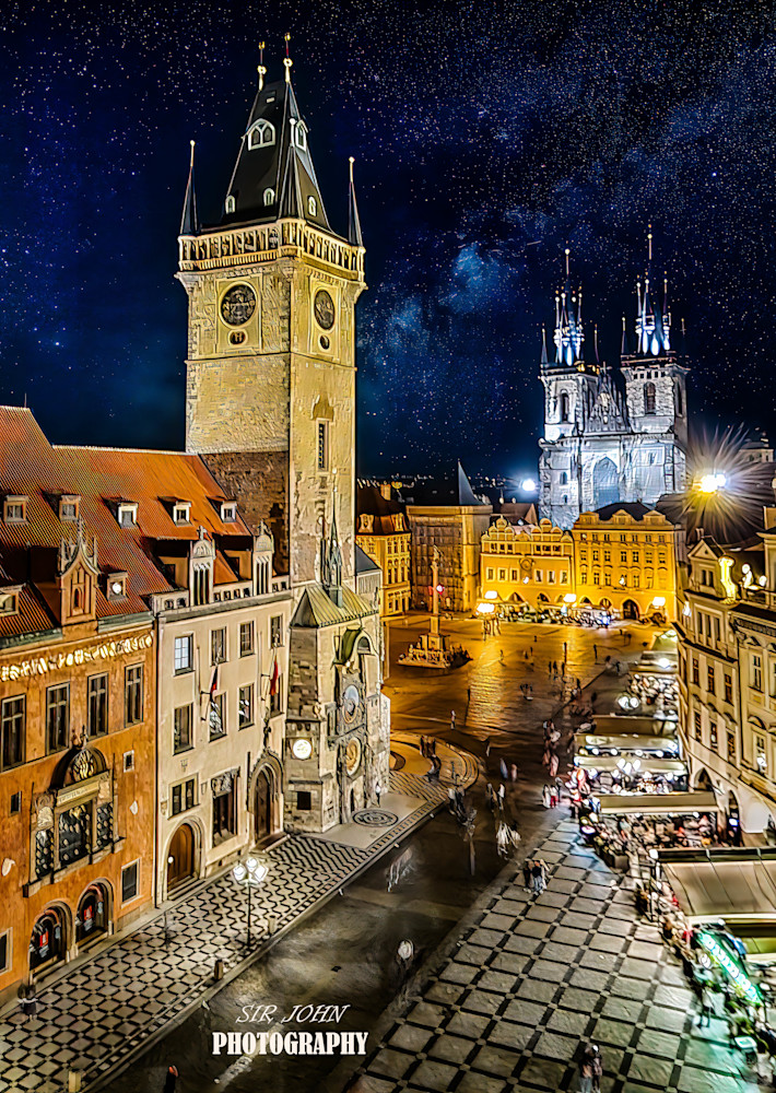 Prague old Town Square and Astronomical Clock