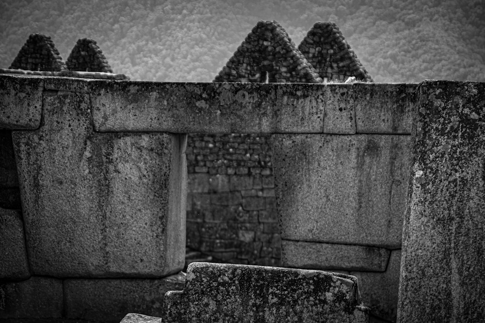 A Room With A View In Black And White ~ Machu Picchu Photography Art | Sam Gilliss | Visual Arts