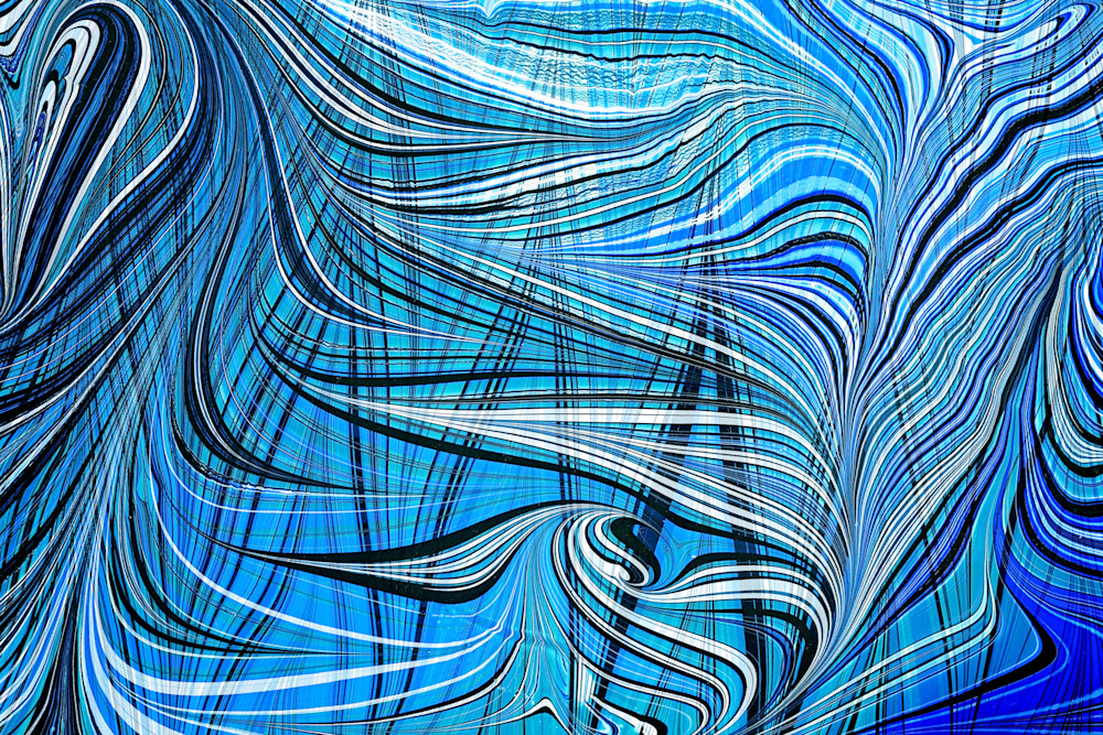 Blue Sea Fern 2 Art | Kim Strzykalski Art
