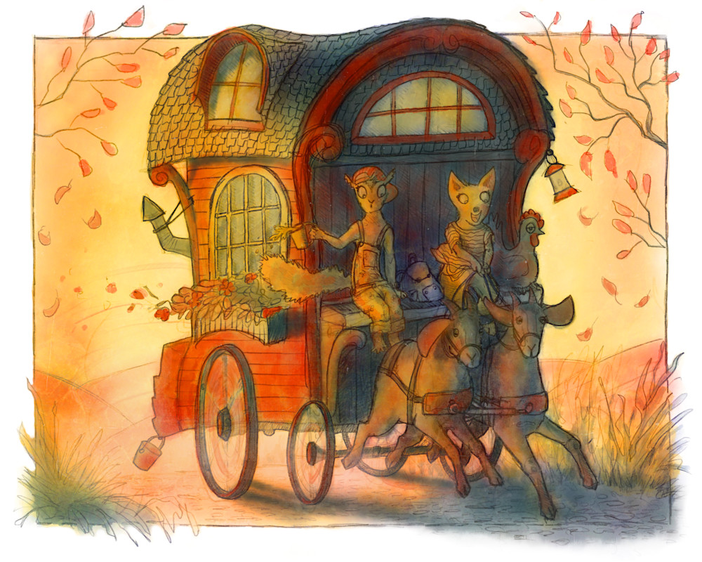 Autumn Ride Art | elizabethhoffman