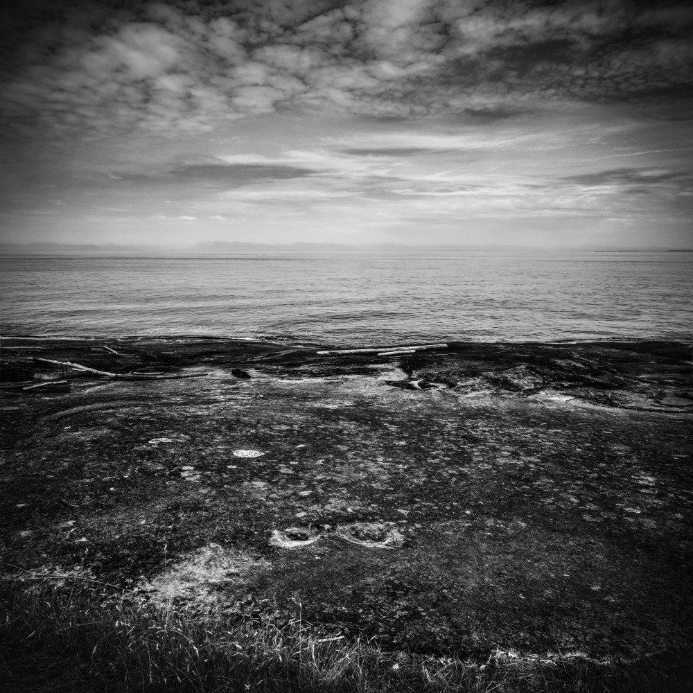 Stone Shore B&W Art | James Alfred Friesen