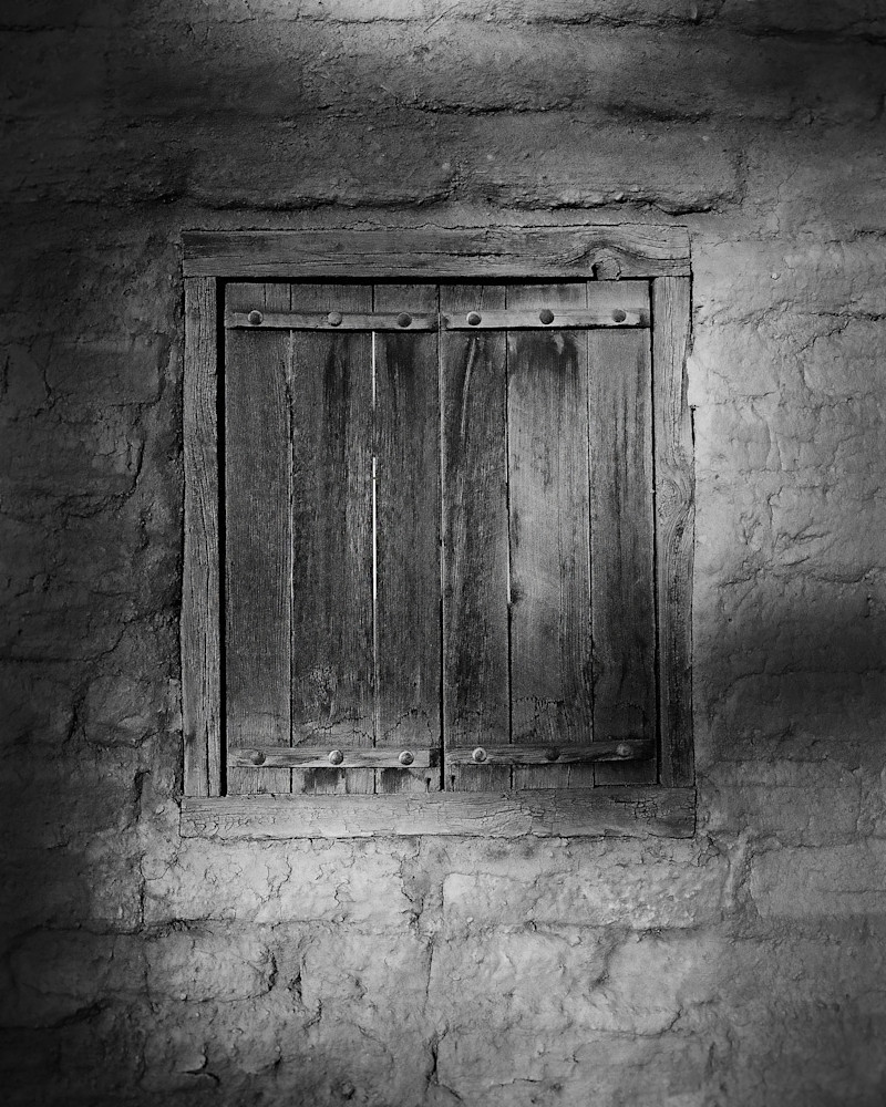 vintage window in the southwest, dts films, fine art photography, black and white photography 