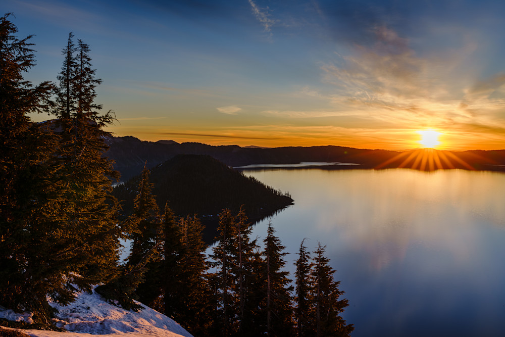 Crater Lake Sunrise 2