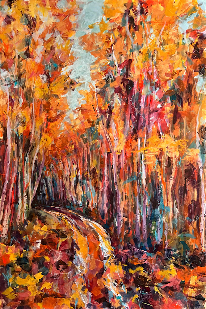 Tunnel Of Trees In Fall Art | Missy Borden