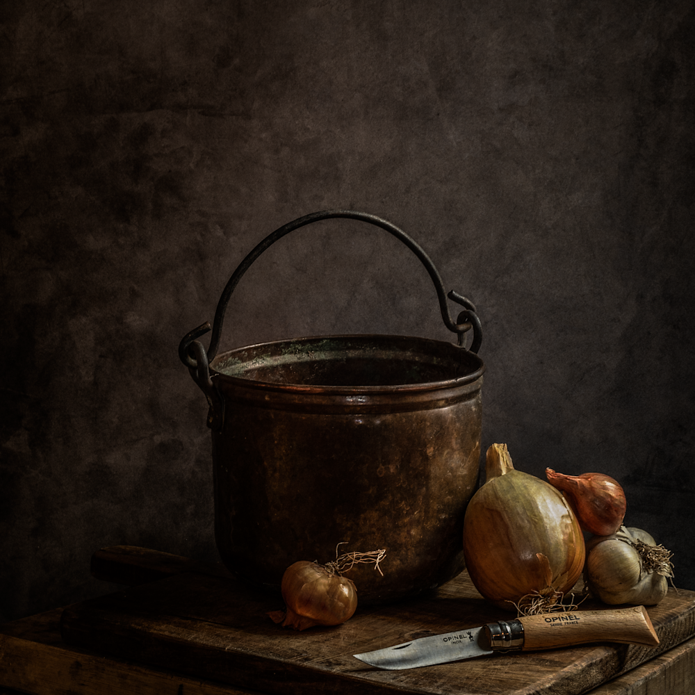 Winter Onions (No Border) Photography Art | The Elliott Homestead, Inc.