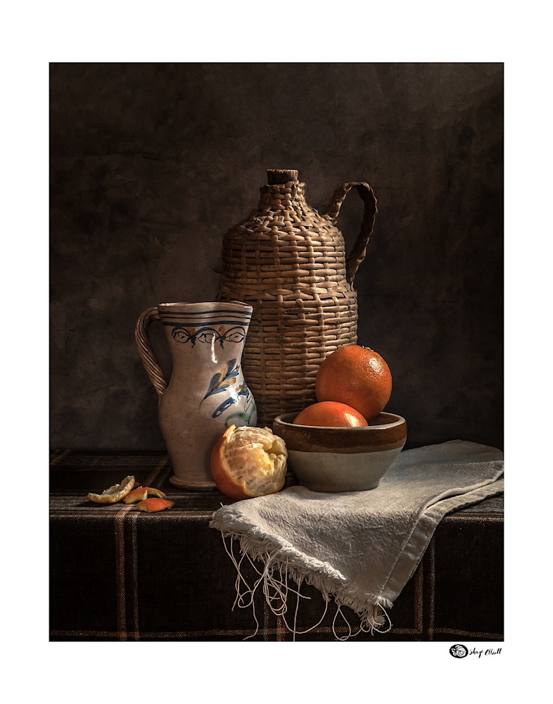 Winter Orange (With White Border) Photography Art | The Elliott Homestead, Inc.